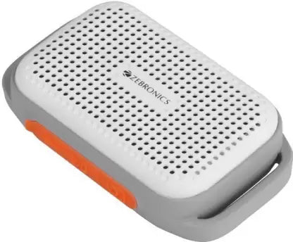 ZEBRONICS ZAPPY WEARABLE Bluetooth Speaker  (Grey, Stereo Channel)