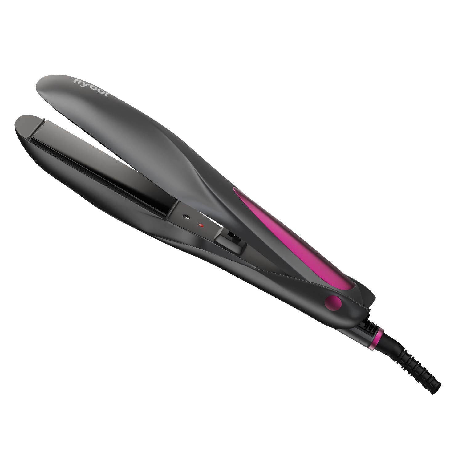 Flybot FHS1011 Hair Straightener with Ceramic Coated Plates (Pink)