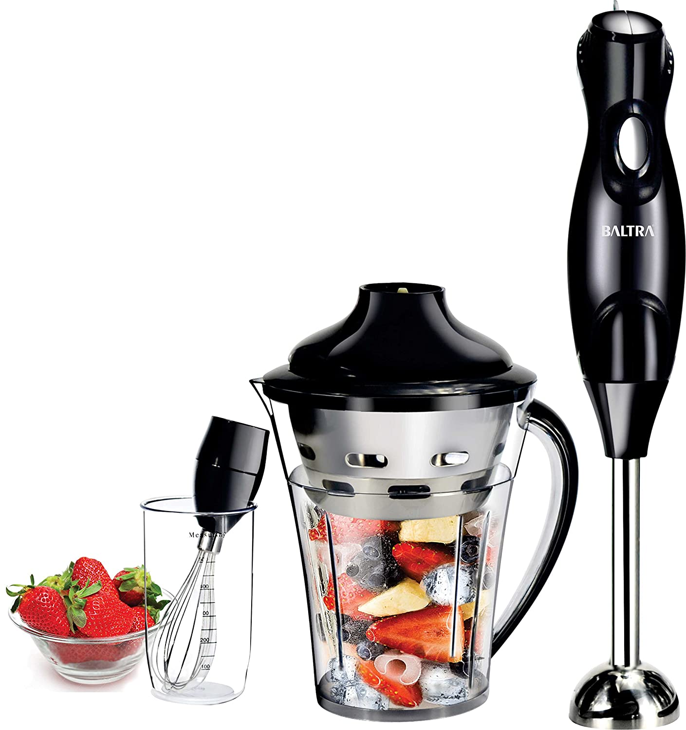 Baltra BHB-111 Chop N Ice Hand Blender (Black)